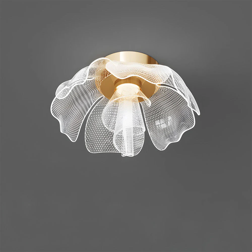 Contemporary LED Flower Design Ceiling Light for Bedroom - Image 6