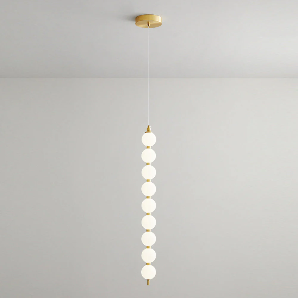 Contemporary LED White Ball Pendant Light - Image 13