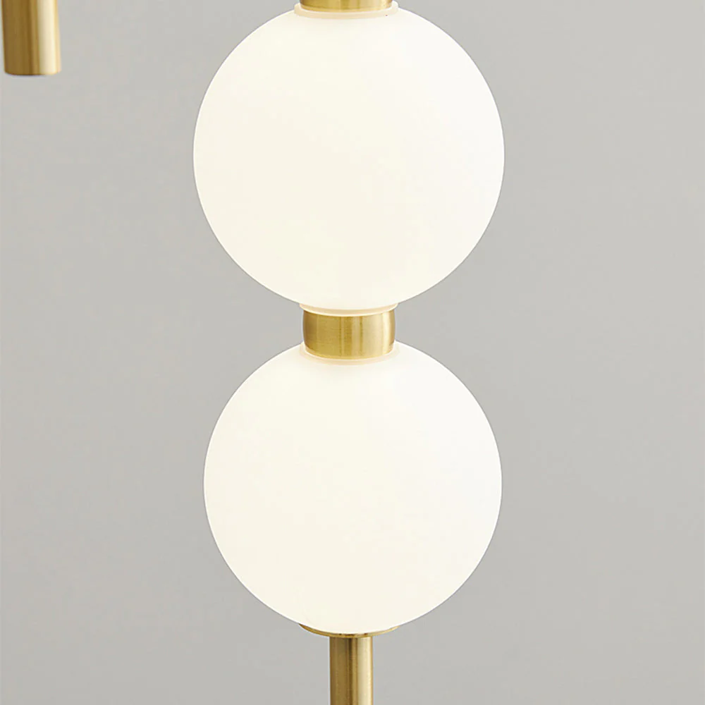 Contemporary LED White Ball Pendant Light - Image 6