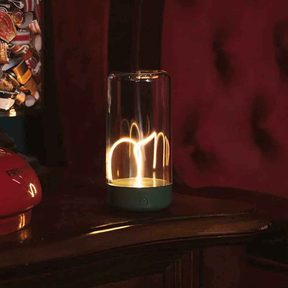 Contemporary Magnetic Clear Acrylic Mini Table Lamp - Image 10