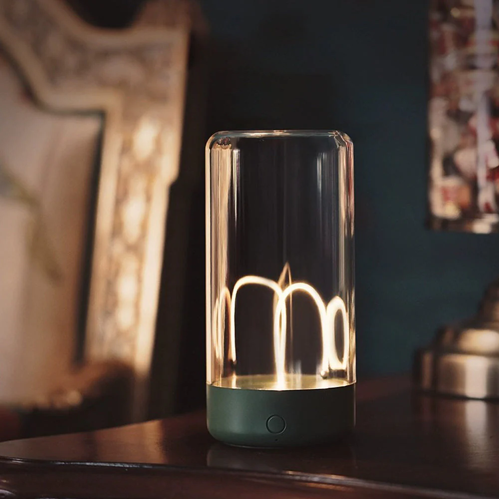 Contemporary Magnetic Clear Acrylic Mini Table Lamp - Image 11