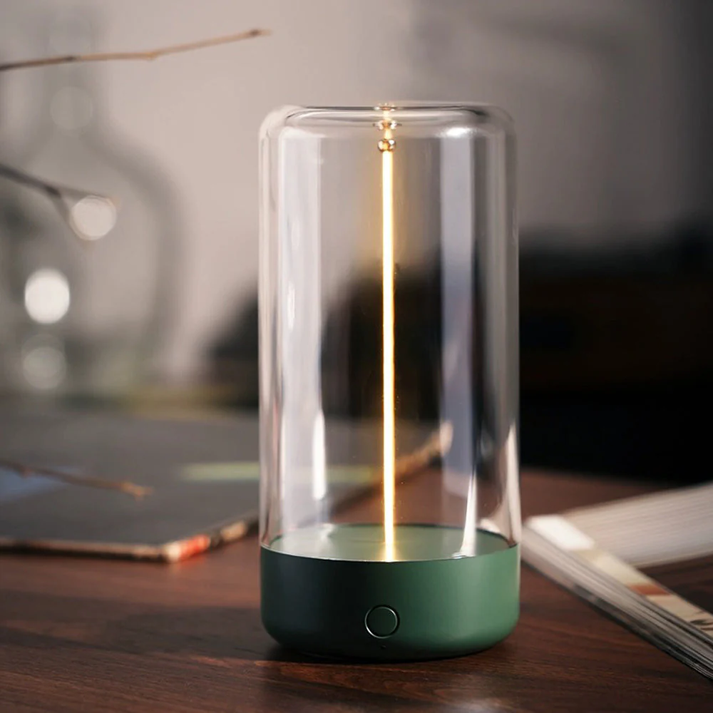 Contemporary Magnetic Clear Acrylic Mini Table Lamp - Image 12