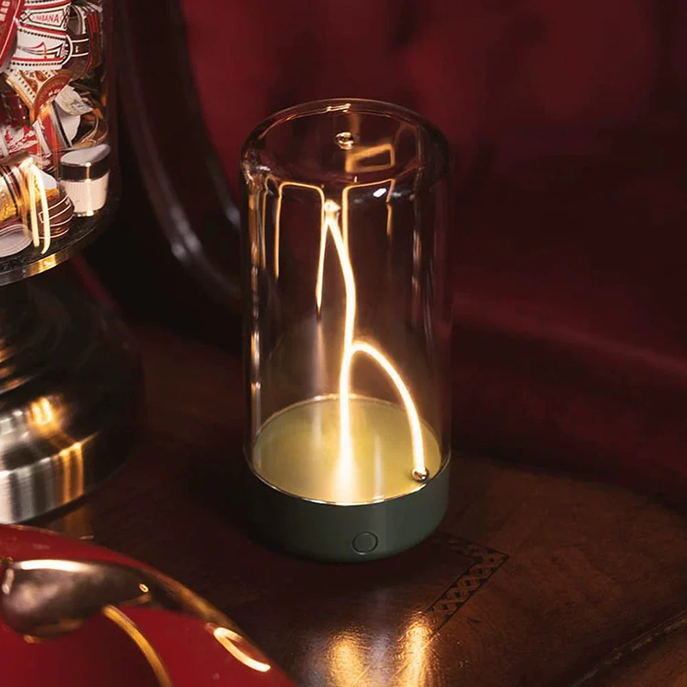 Contemporary Magnetic Clear Acrylic Mini Table Lamp - Image 13