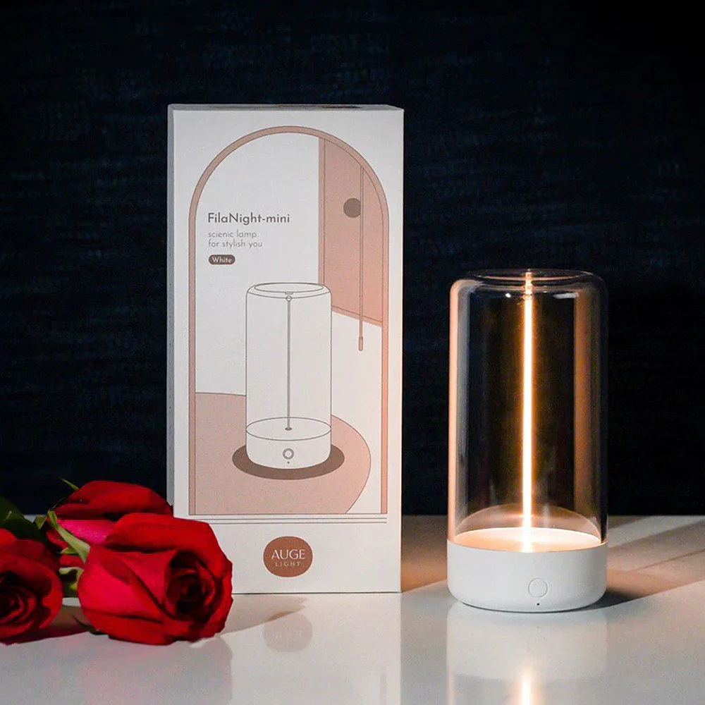 Contemporary Magnetic Clear Acrylic Mini Table Lamp - Image 3