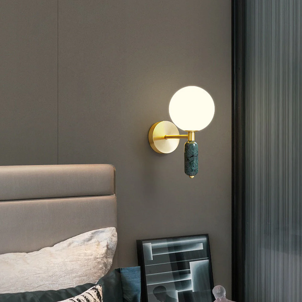 Contemporary Marble Bedside Wall Light - Image 5