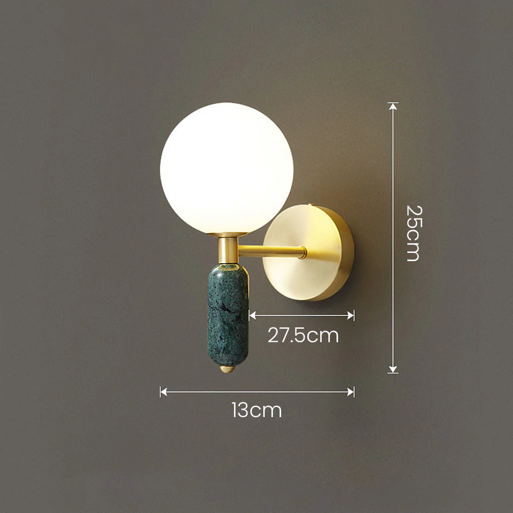 Contemporary Marble Bedside Wall Light - Image 7