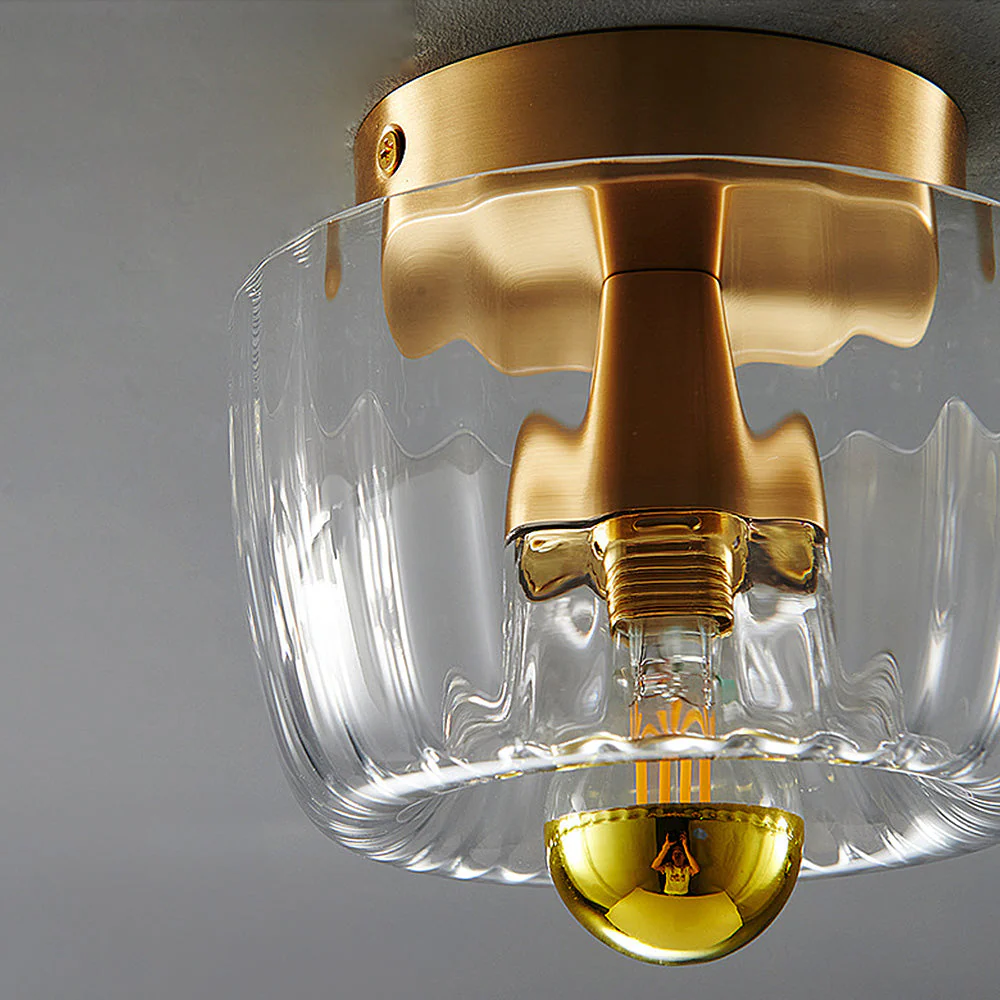 Contemporary Mini Clear Ceiling Light - Image 5