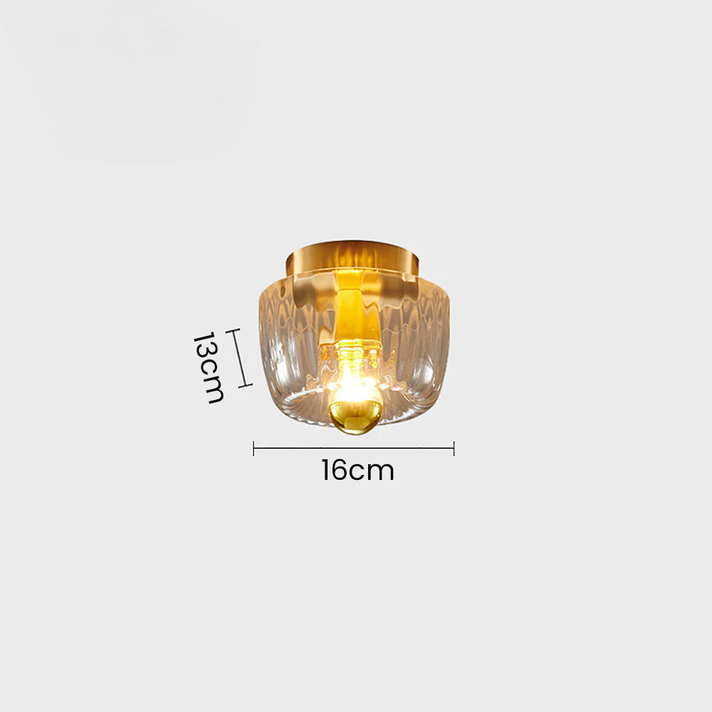 Contemporary Mini Clear Ceiling Light - Image 6