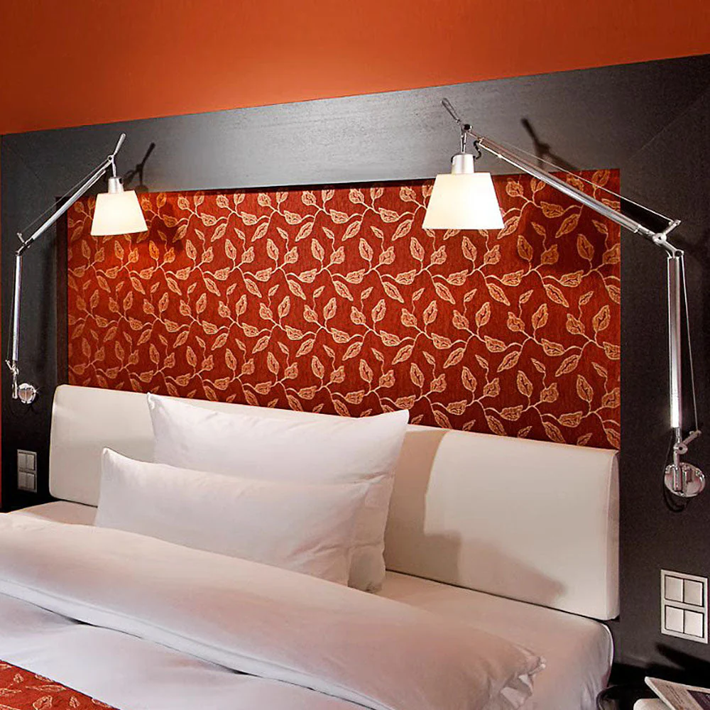 Contemporary Rotatable Silver Wall Light - Image 5