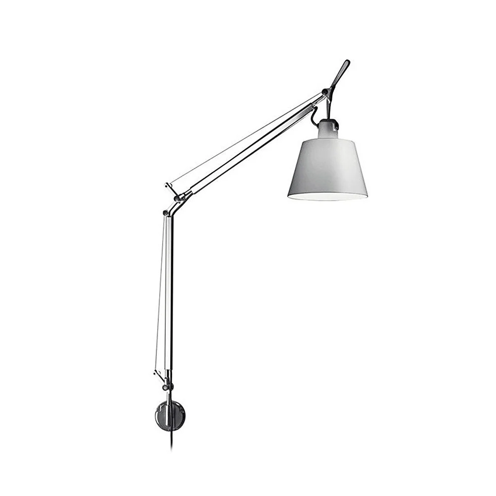Contemporary Rotatable Silver Wall Light - Image 9