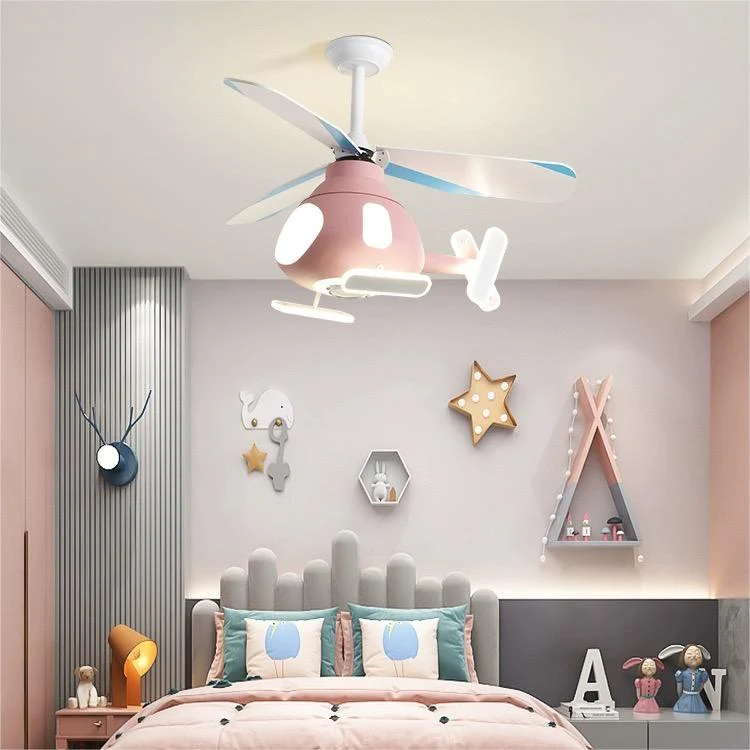 Contemporary Rotocopter Ceiling Fans with LED Lights - Image 4