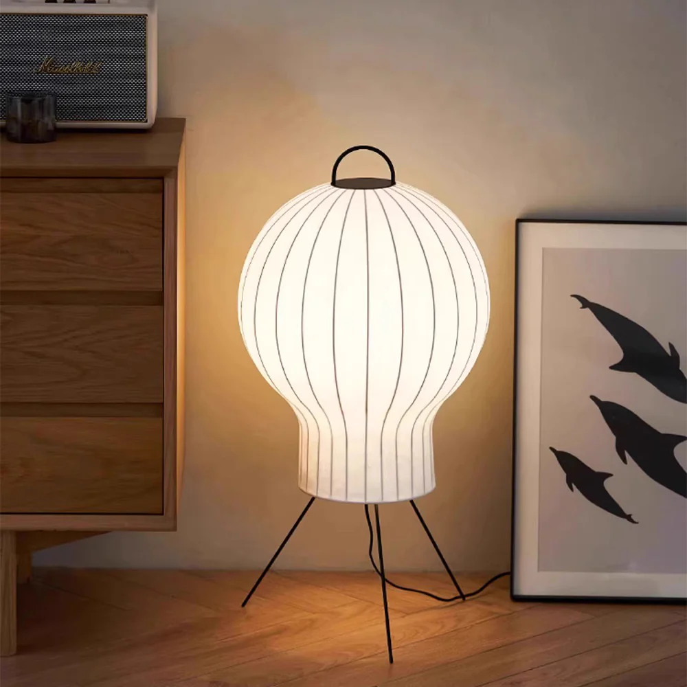 Contemporary Silk Hot Air Balloon Floor Lamp - Image 3