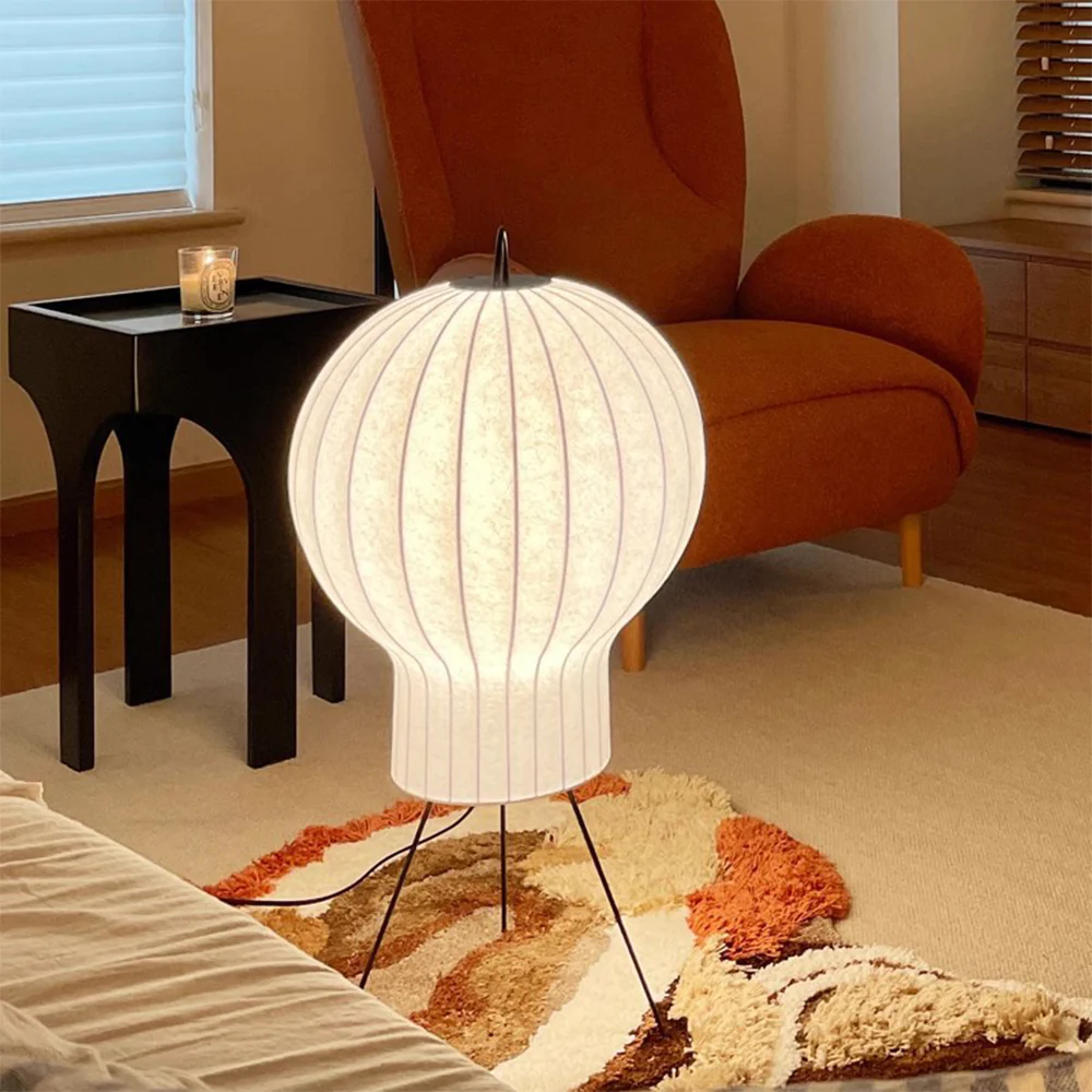 Contemporary Silk Hot Air Balloon Floor Lamp - Image 4