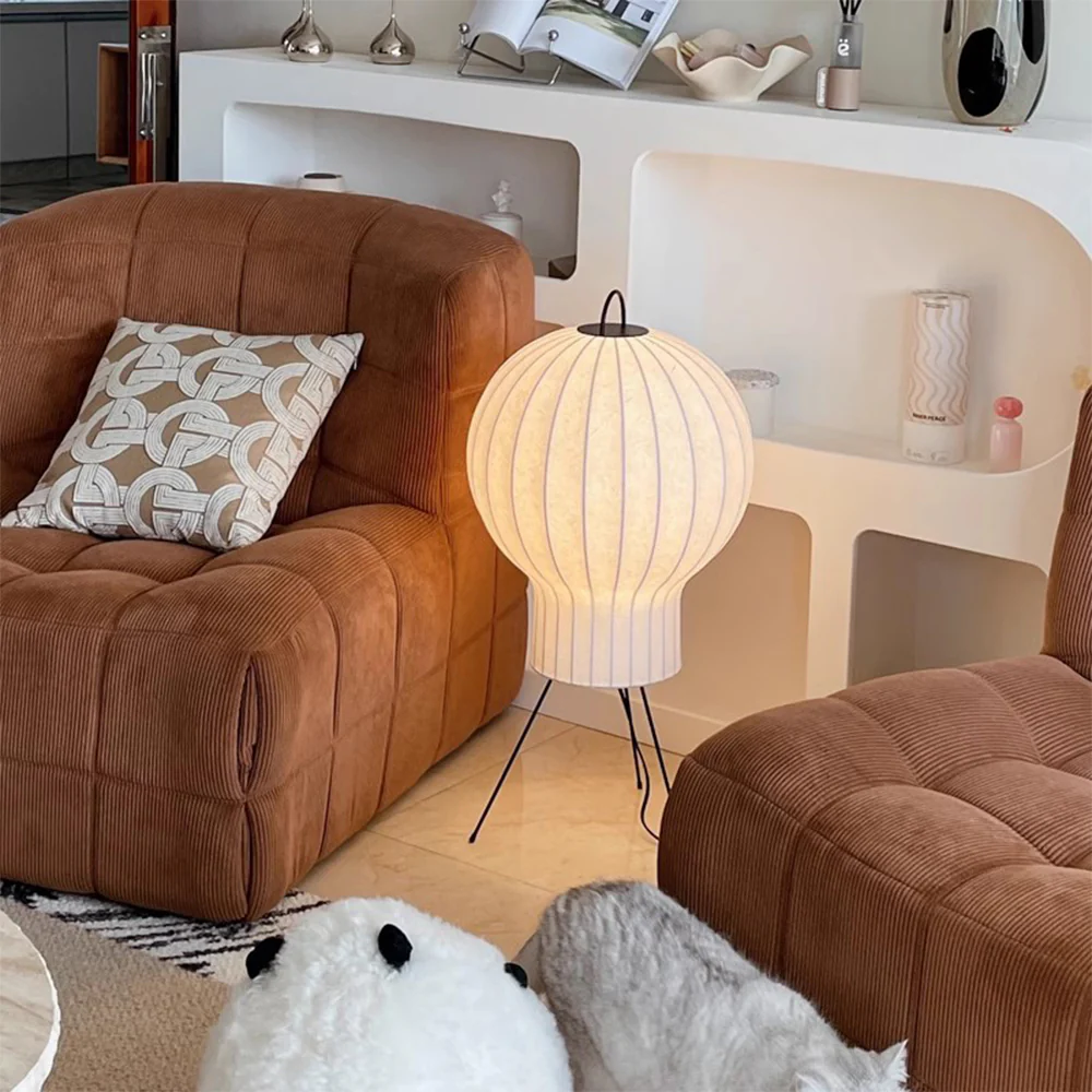 Contemporary Silk Hot Air Balloon Floor Lamp - Image 5