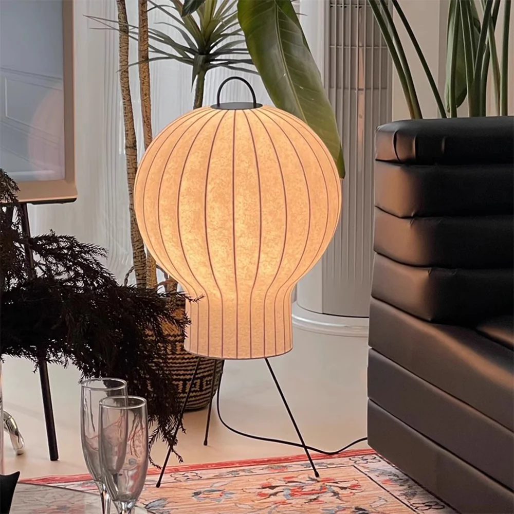 Contemporary Silk Hot Air Balloon Floor Lamp - Image 7