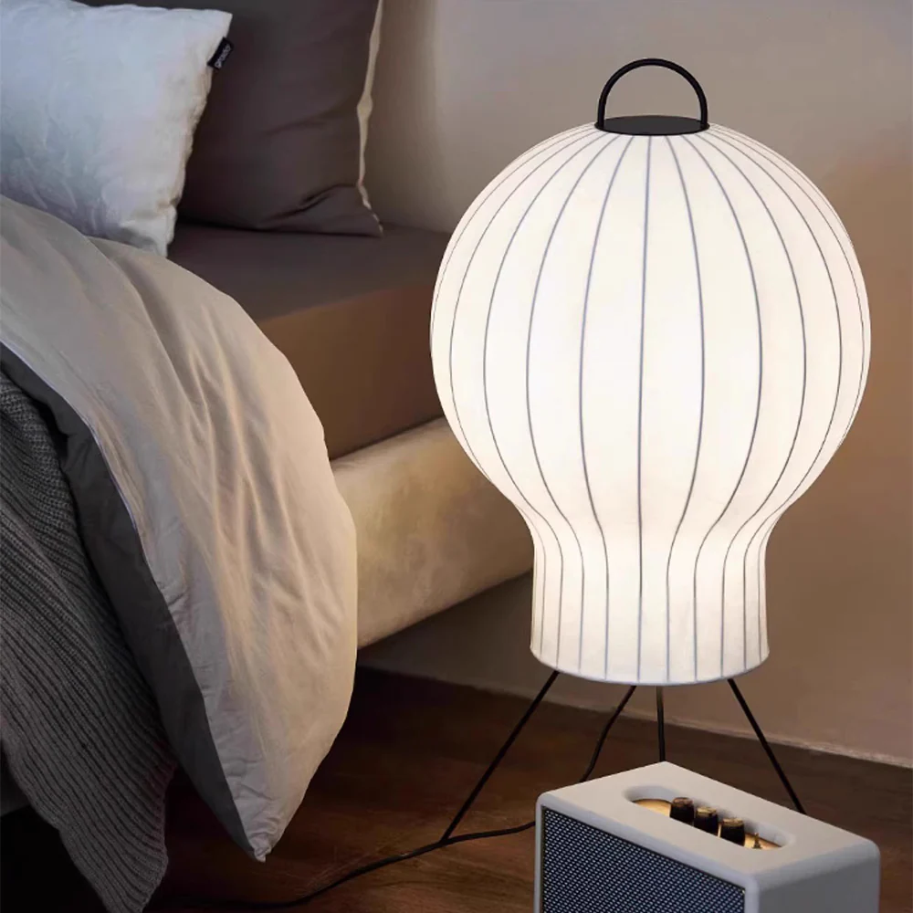 Contemporary Silk Hot Air Balloon Floor Lamp - Image 8