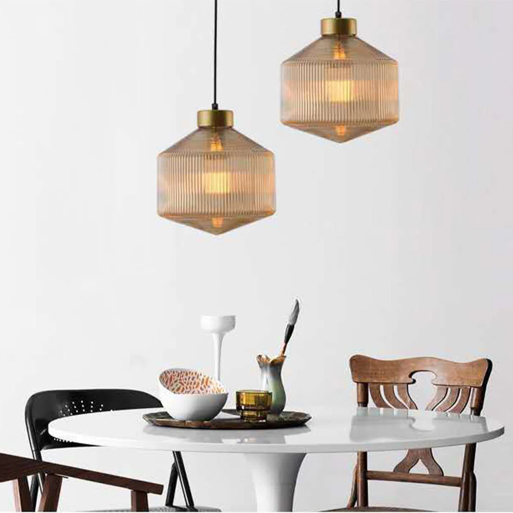 Contemporary Simple Clear Glass Pendant Lamp - Image 2