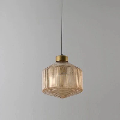 Contemporary Simple Clear Glass Pendant Lamp - Image 4