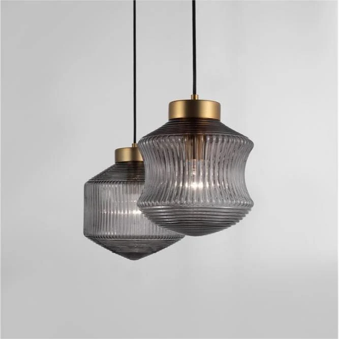 Contemporary Simple Clear Glass Pendant Lamp - Image 9