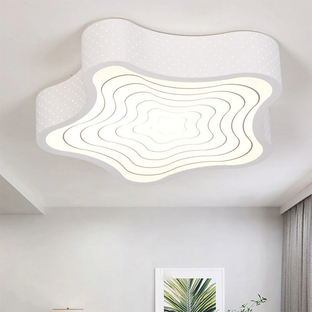 Contemporary Simplistic Star Shape Ceiling Lamp