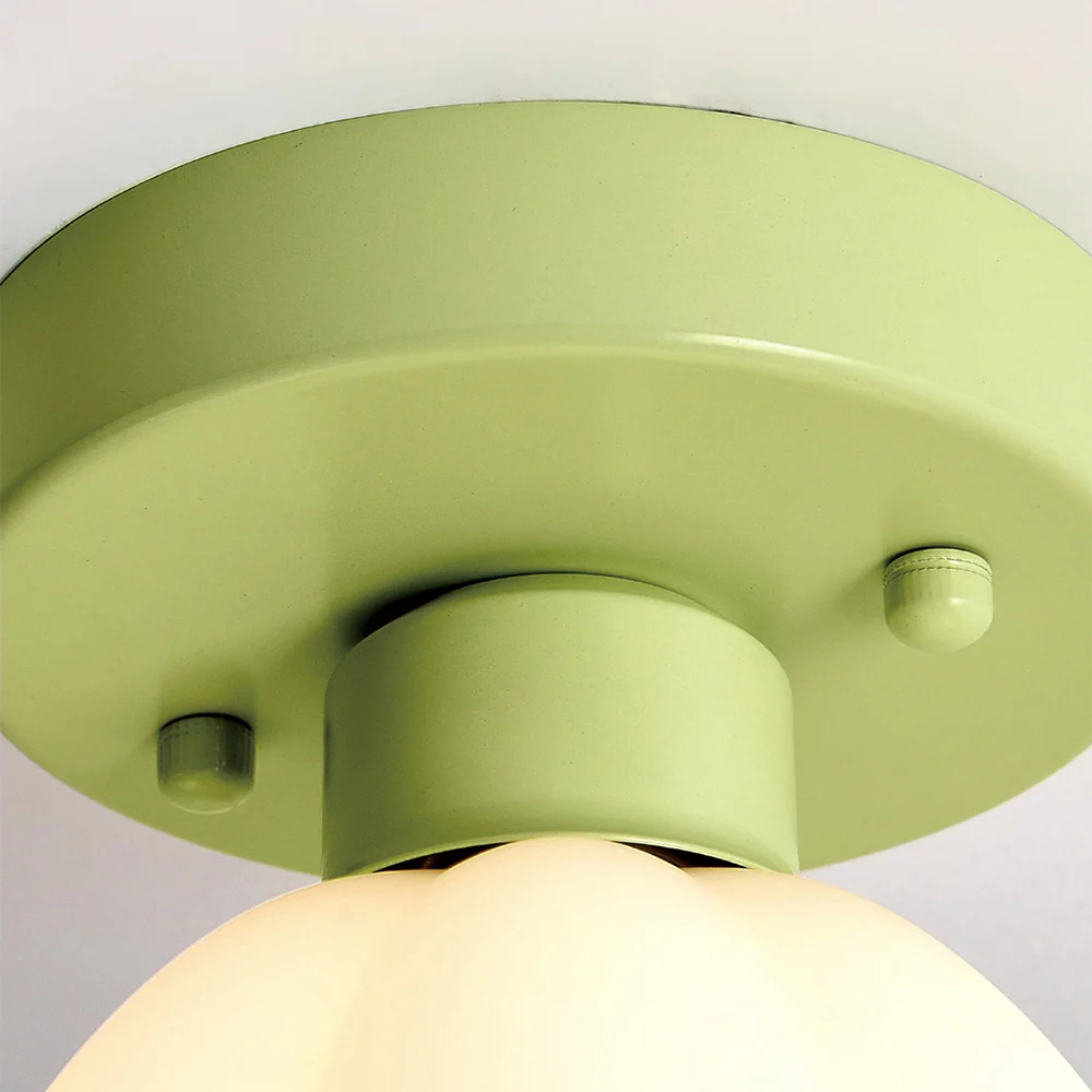 Cream Pumpkin Creative Corridor Aisle Ceiling Light - Image 14