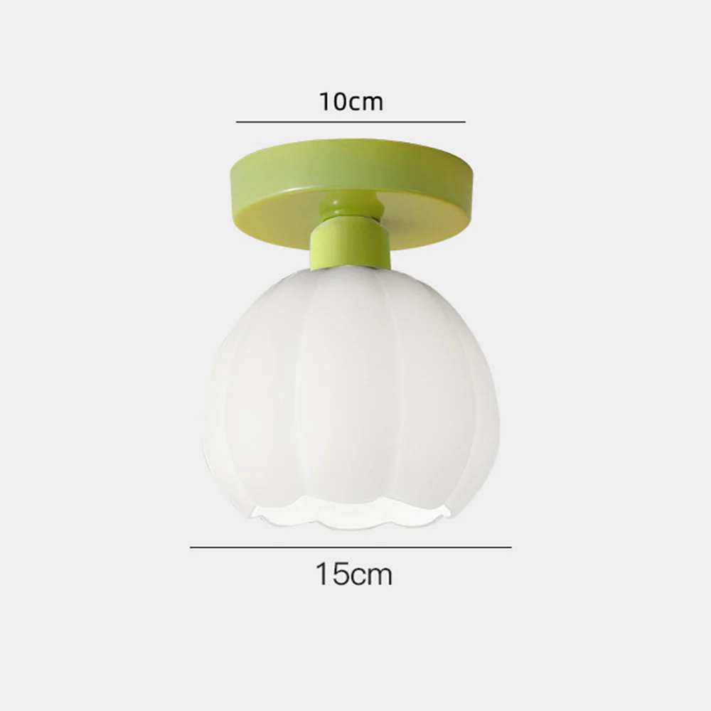 Cream Pumpkin Creative Corridor Aisle Ceiling Light - Image 16