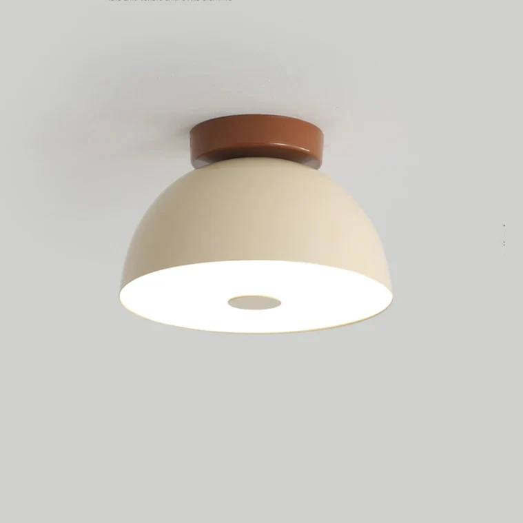 Cream Retro Iron Aisle Ceiling Lamp - Image 11