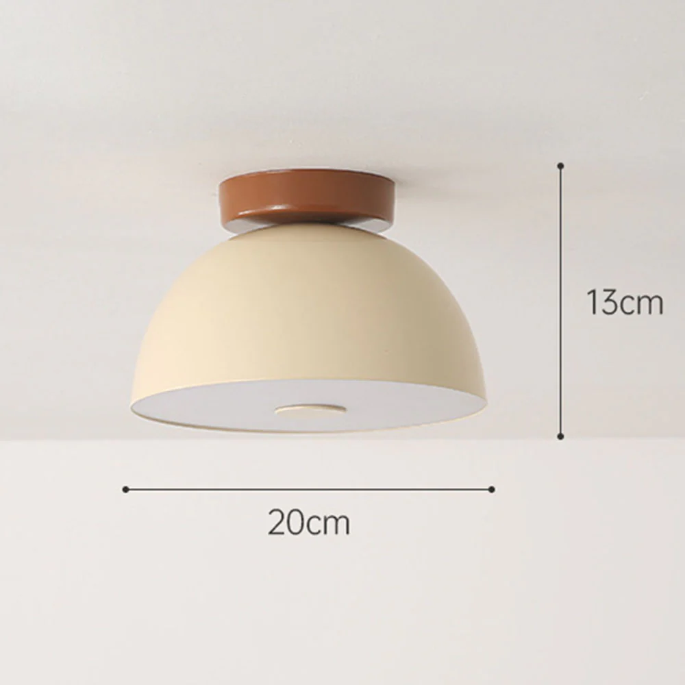 Cream Retro Iron Aisle Ceiling Lamp - Image 16