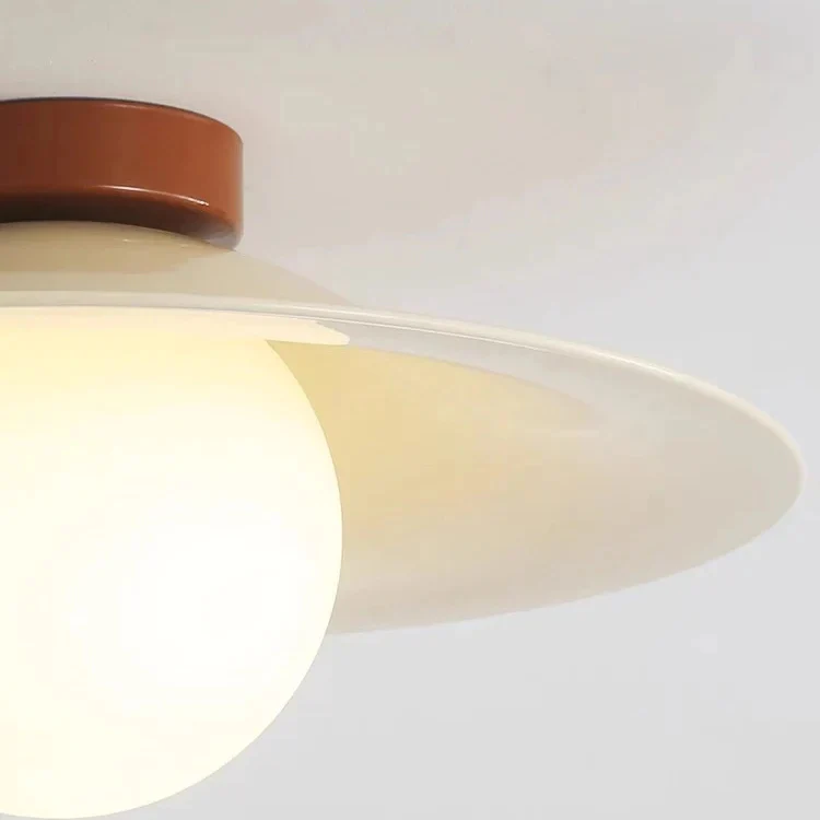 Cream Retro Iron Aisle Ceiling Lamp - Image 22
