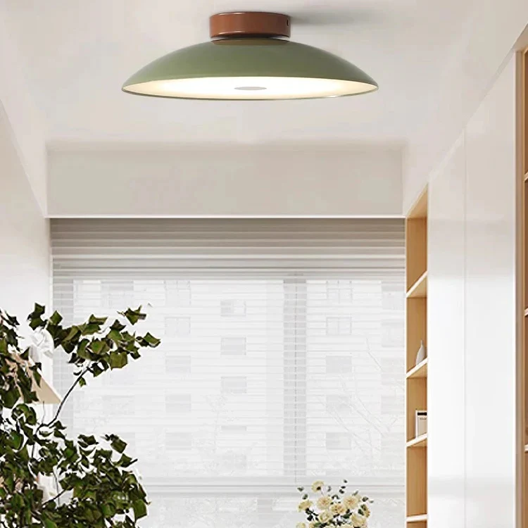 Cream Retro Iron Aisle Ceiling Lamp - Image 3