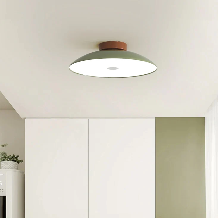 Cream Retro Iron Aisle Ceiling Lamp - Image 4