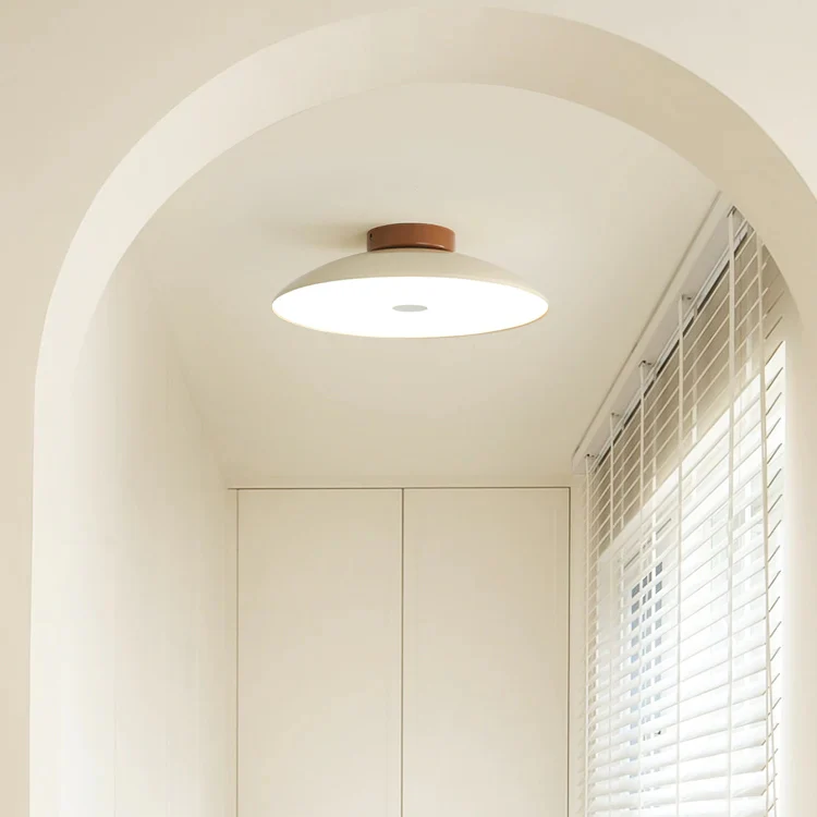 Cream Retro Iron Aisle Ceiling Lamp - Image 7