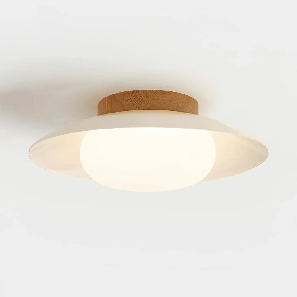 Cream Round White Ceiling Light - Image 21