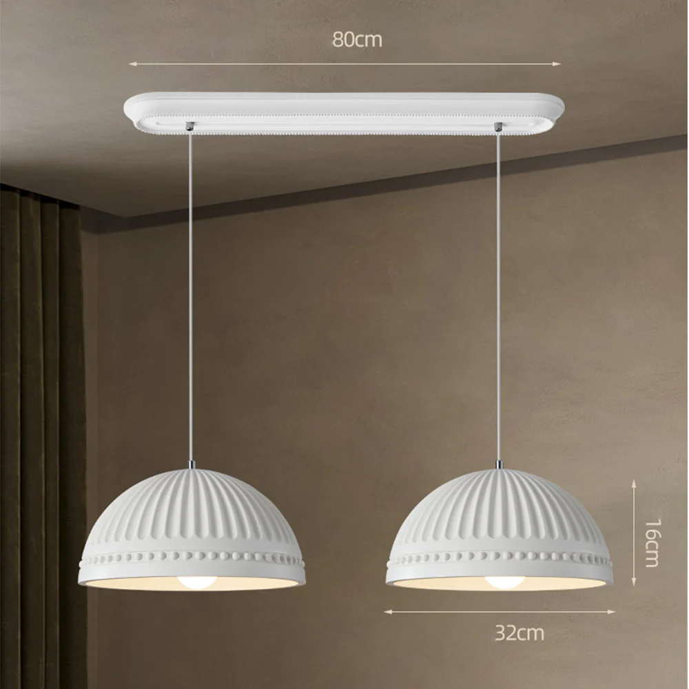 Cream Style Resin Creative Pendant Light - Image 17