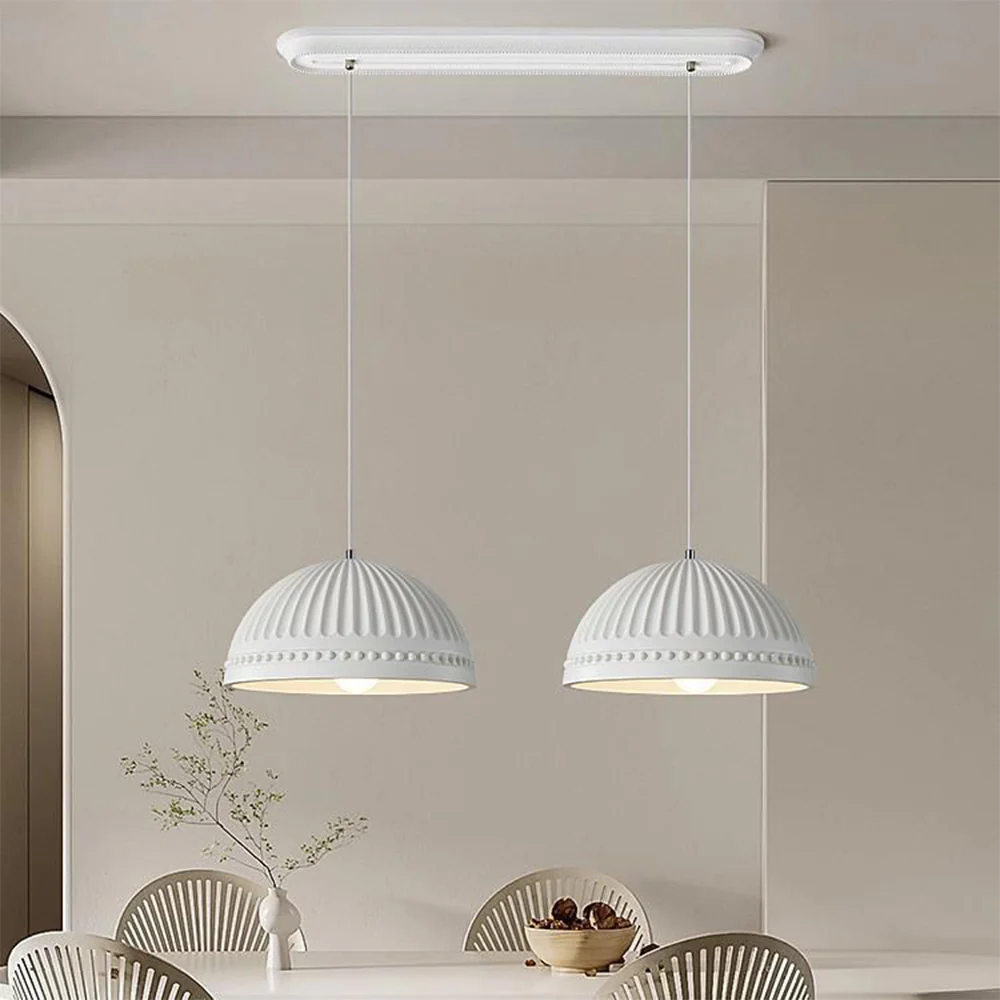 Cream Style Resin Creative Pendant Light - Image 3
