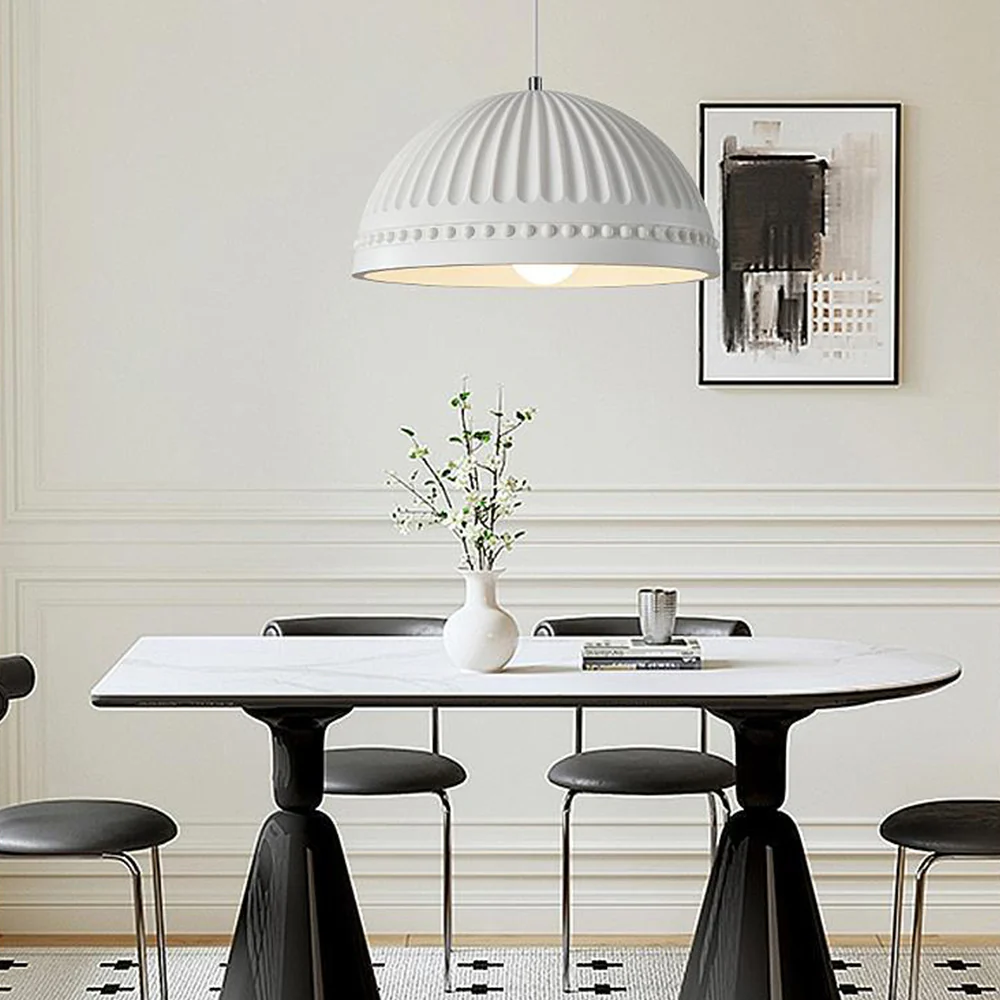 Cream Style Resin Creative Pendant Light - Image 5