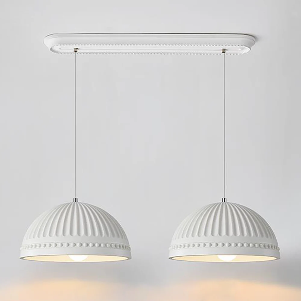 Cream Style Resin Creative Pendant Light - Image 9