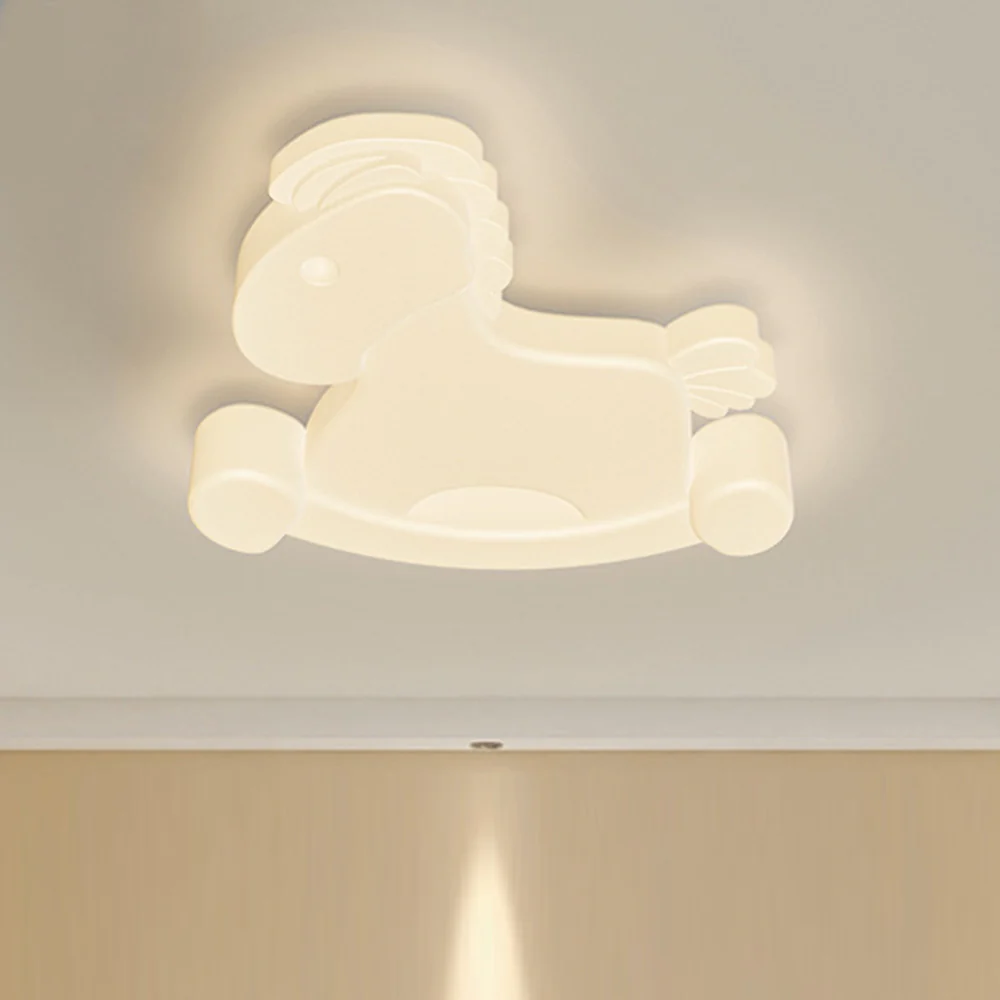 Cream Warm Multi-shaped Ceiling Light For Kids Room - Image 16