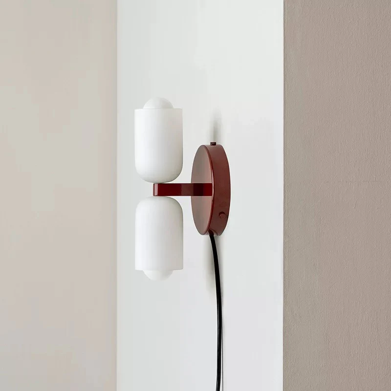 Creamy Double Head Plug-in Wall Light - Image 10