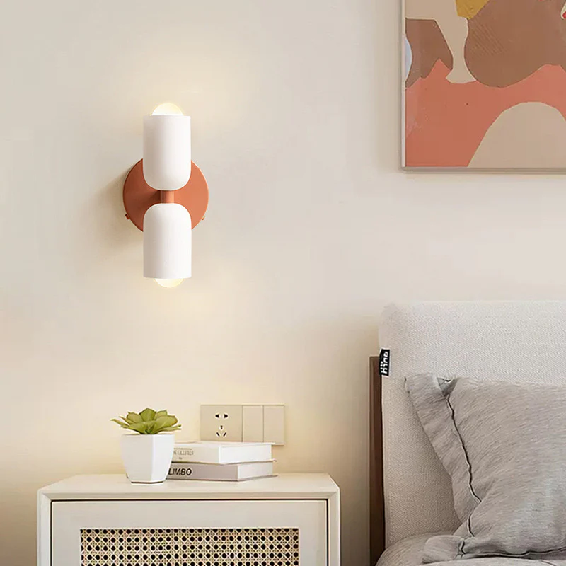Modern Creamy Double Heads Wall Sconce - Image 6