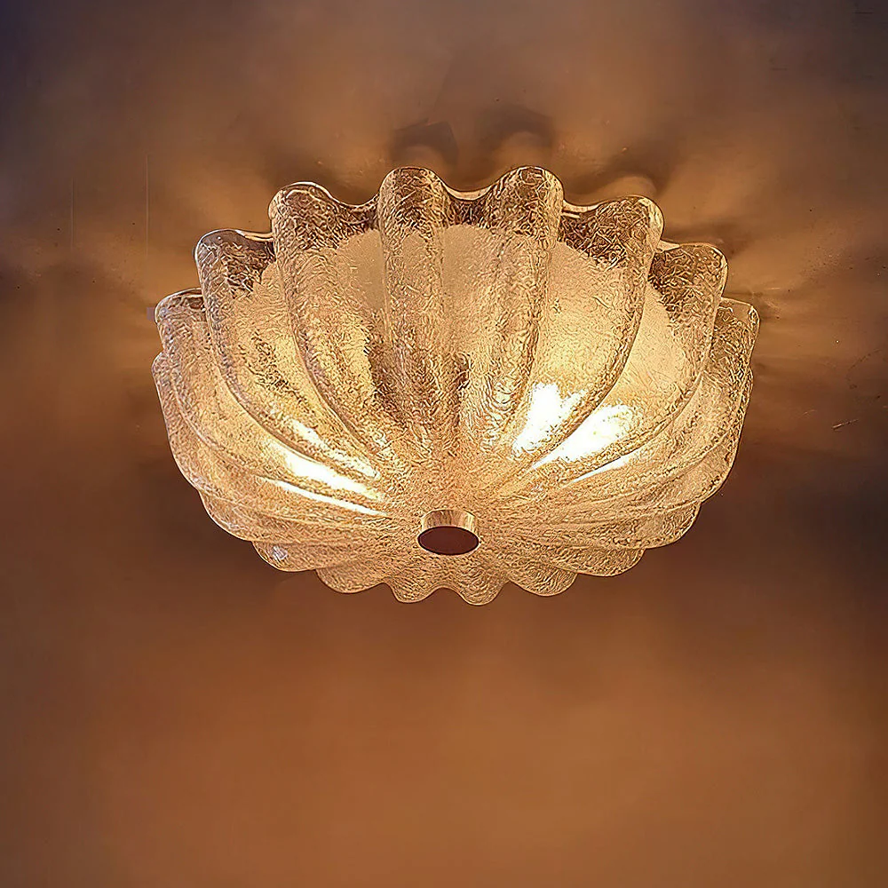 Creamy White Glass Ceiling Light - Image 6