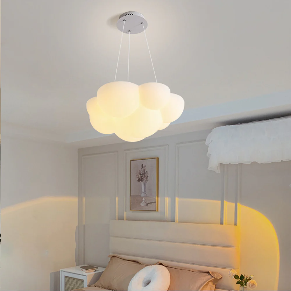 Creative 3D Cat Claw White Pendant Ceiling Light - Image 8