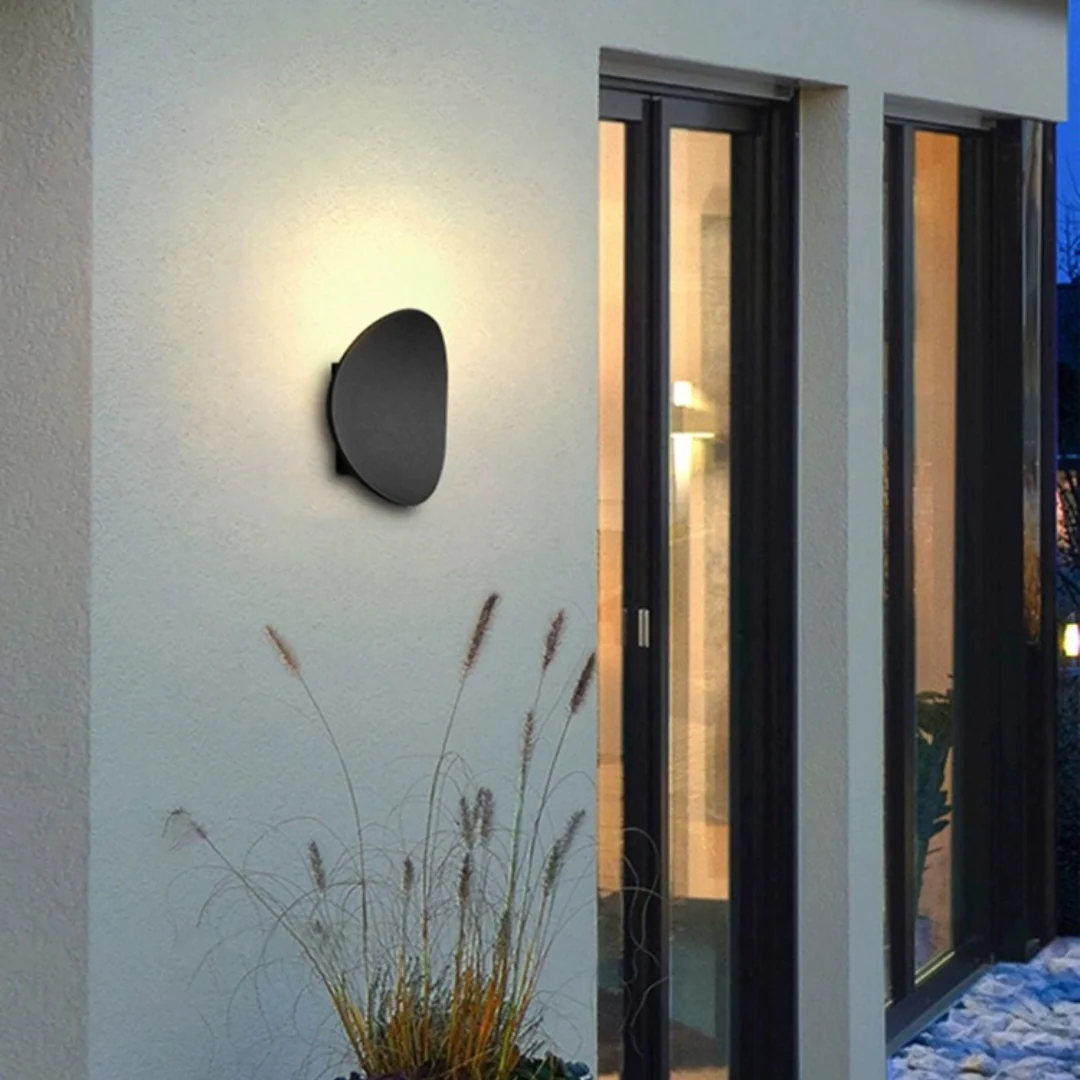 Creative Aluminum Disc LED Wall Lamp - Image 5