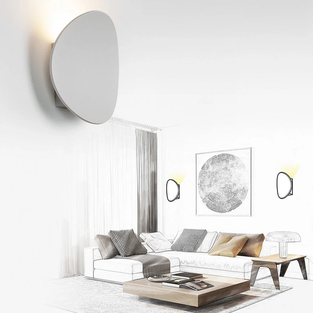 Creative Aluminum Disc LED Wall Lamp - Image 8