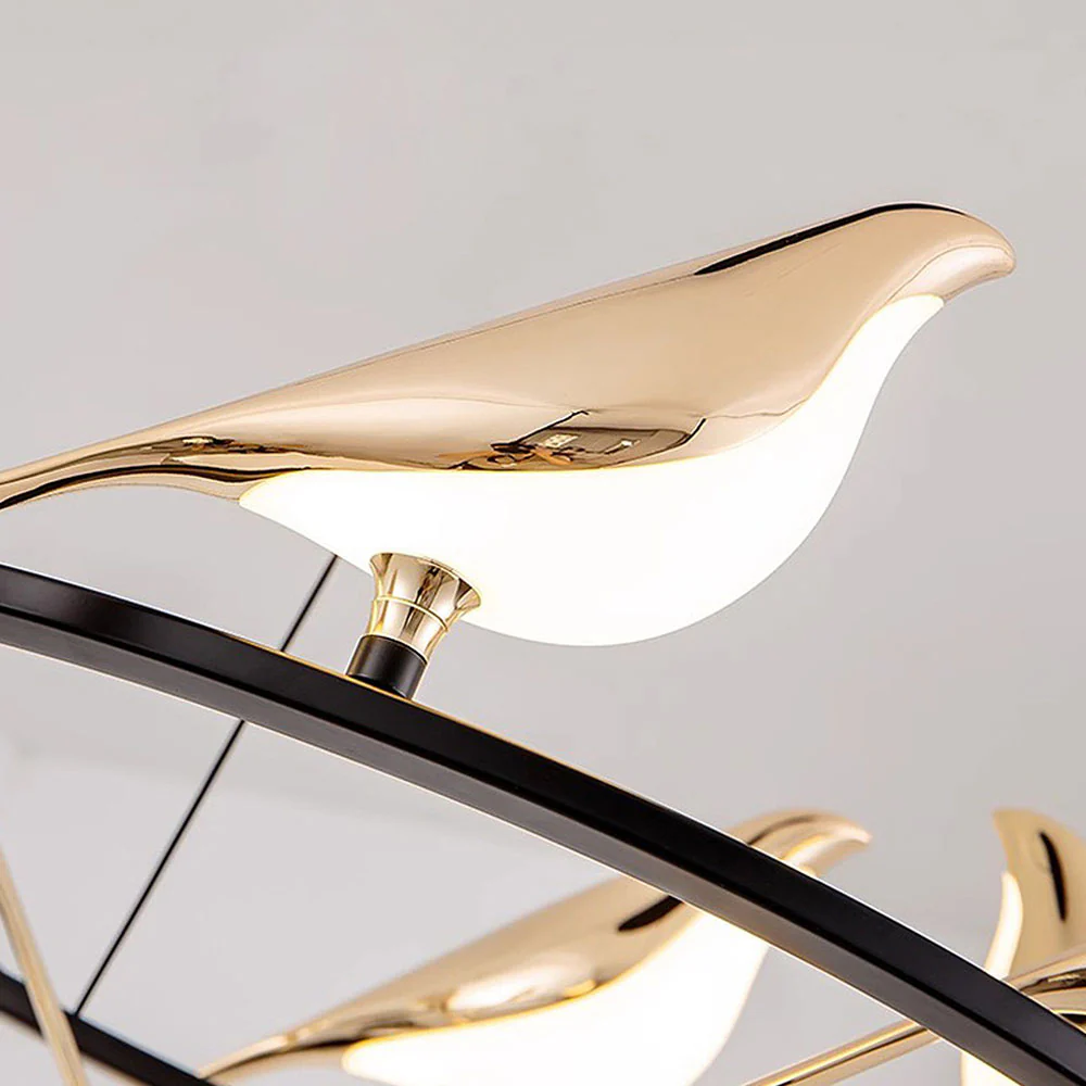 Creative Birds LED Circle Pendant Light - Image 21
