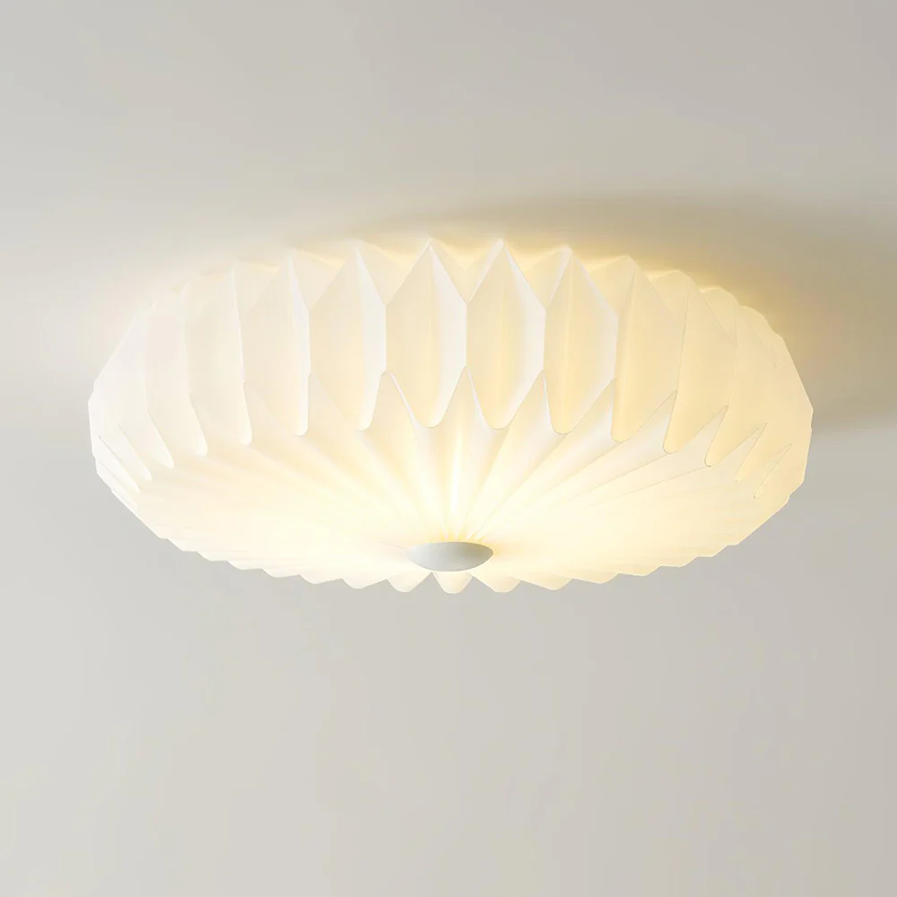 Creative Cloud Shape LED Pleated Origami Ceiling Light - Image 3