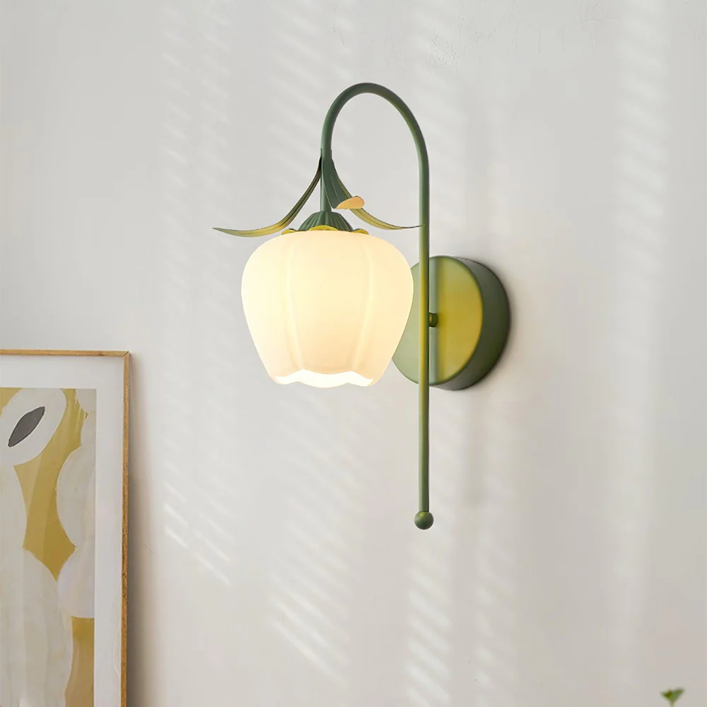 Creative Flower Glass Wall Light - Image 10