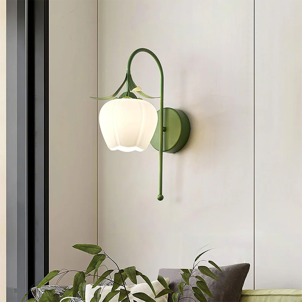 Creative Flower Glass Wall Light - Image 14