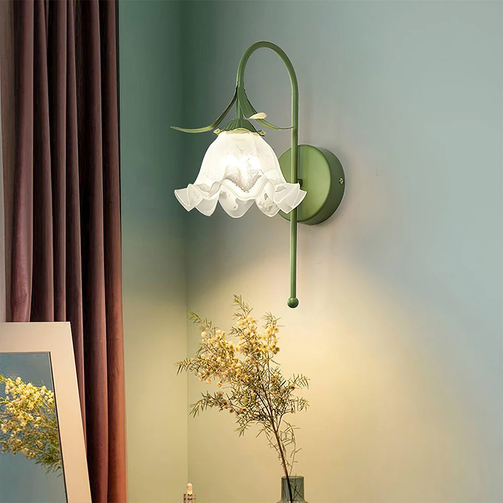 Creative Flower Glass Wall Light - Image 3