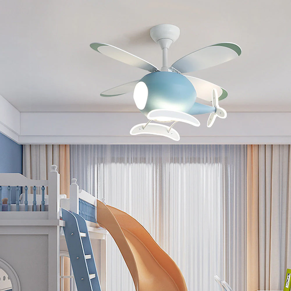 Creative Flying Machine Ceiling Fans with LED Lights - Image 3